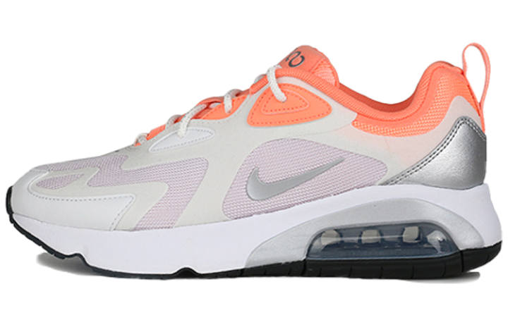 Nike Nike Air Max 200 Summit White Metallic Silver Peach Women's