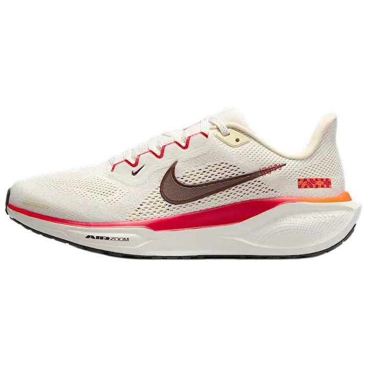 Nike Nike Slip Resistant Abrasion Resistant Low top Running Shoes Women's White Black Red