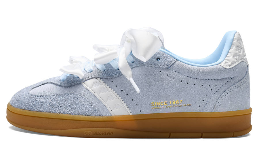 Kappa Authentic Platform Shoes Back to Back Low top German Army Trainers Women's Biological Blue