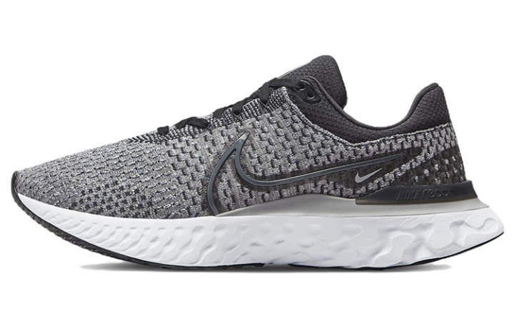 Nike Nike React Infinity Run Flyknit 3 Round Tip Fabric Cushioning Slip Resistant Abrasion Resistant