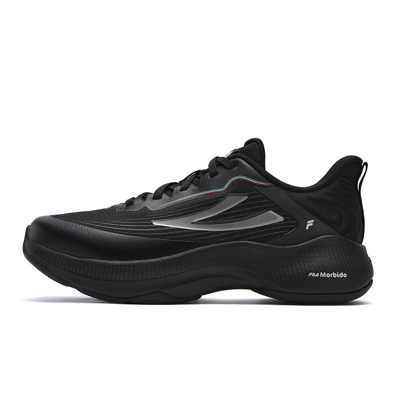 FILA Abrasion Resistant Breathable Low top Running Shoes Women's Black