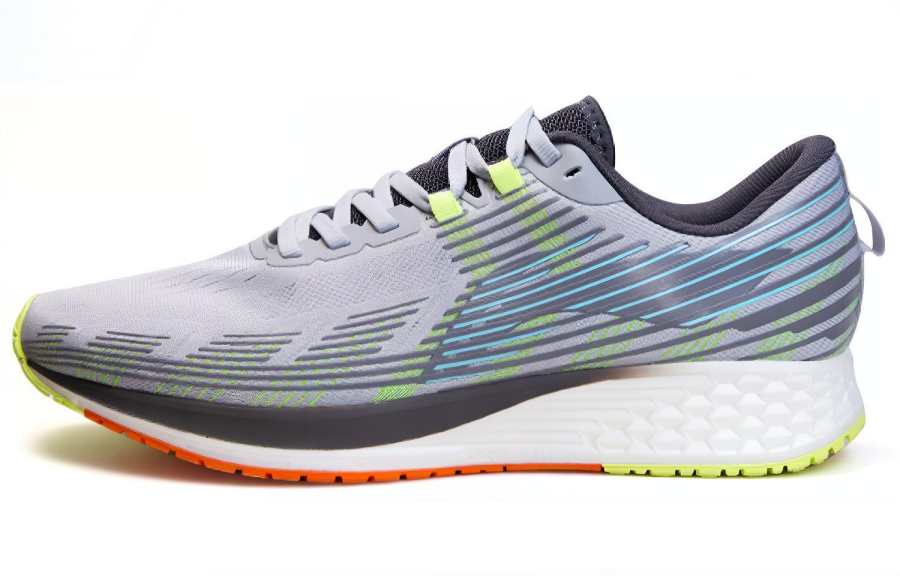 Li-Ning Li Ning Red Hare 4 Cushioning Slip Resistant Abrasion Resistant Low top Running Shoes Men's Gray White Green