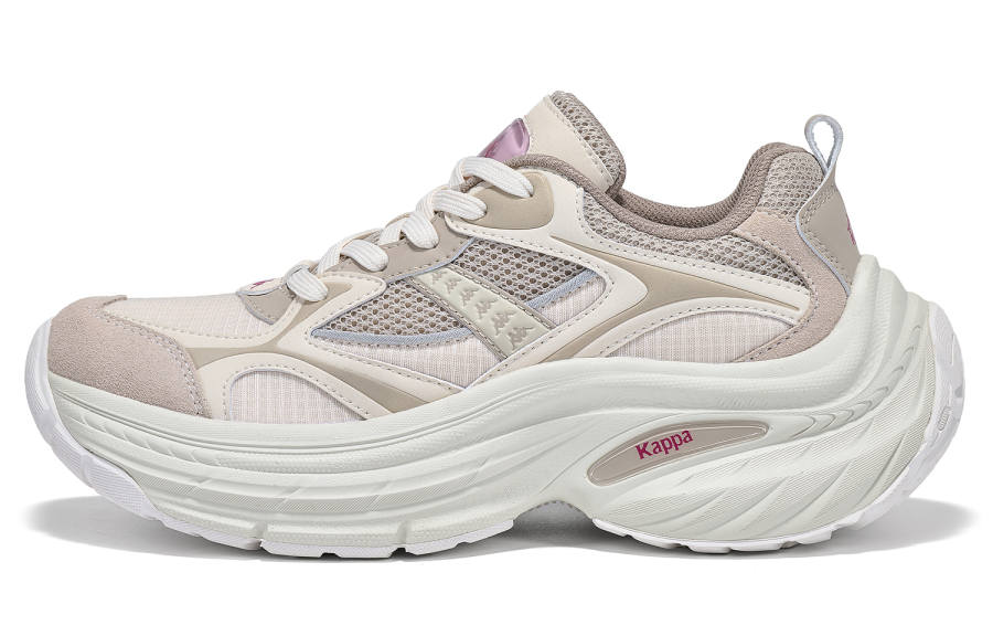 Kappa Slip Resistant Abrasion Resistant Slip Resistant Abrasion Resistant Low top Running Shoes Women's White