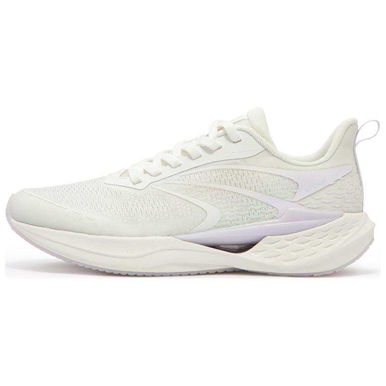 361° FlyFish Cushioning Slip Resistant Low top Running Shoes Women's White Purple