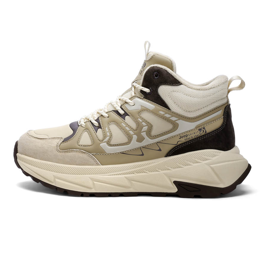 JEEP SPIRIT High top Outdoor Shoes Men's Sandstone