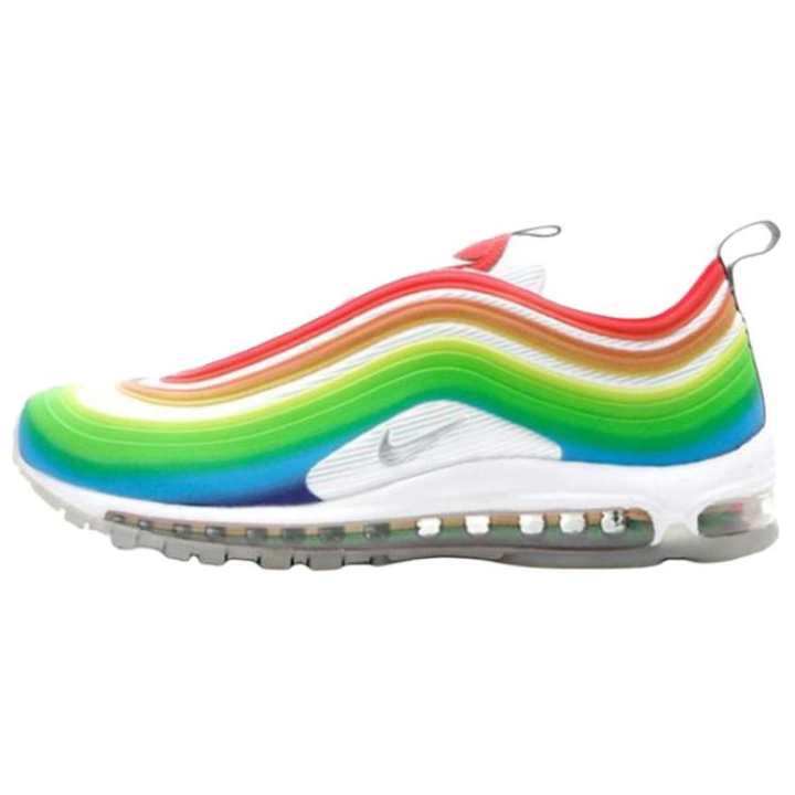 Nike Nike Air Max 97 Low top Running Shoes Men's Red Green