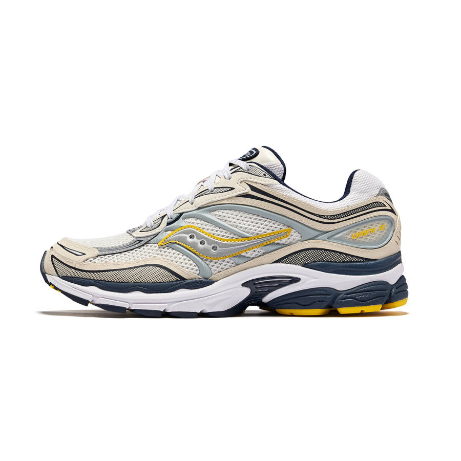 Saucony Pro Grid Omni 9 Low top Running Shoes Men's White Light Gray