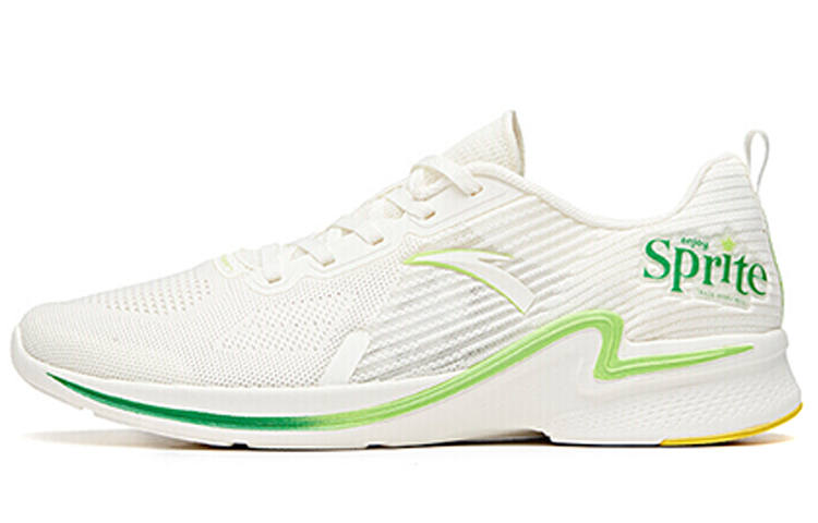 ANTA Coca Cola x Anta Hydrogen Run II Slip Resistant Abrasion Resistant Low top Running Shoes Women's White Green