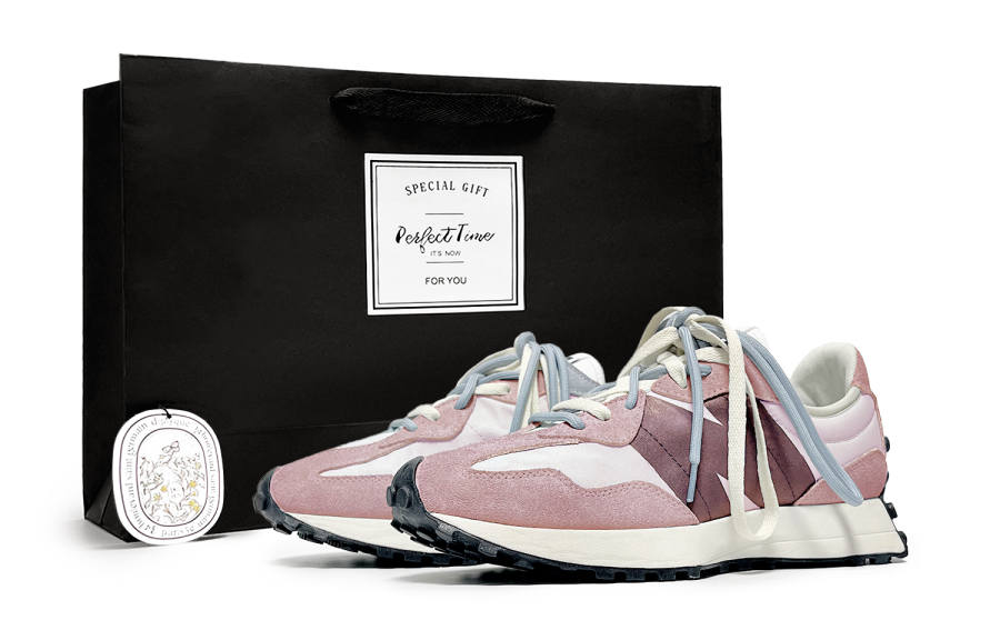 New Balance New Balance NB 327 Abrasion Resistant Low top Casual City Commuting Running Shoes Unisex Morandi Pink