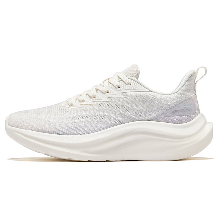 Erke Wind Flight 3.0 Running Shoes Women's Low Top Microcrystal White Tranquil Purple
