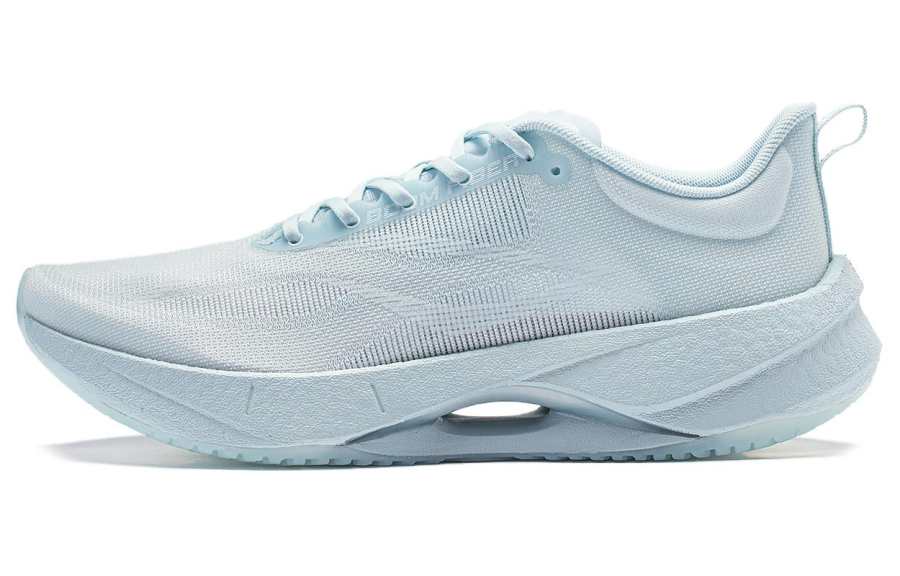 Li-Ning LiNing Super Light 21 Cushioned Slip Resistant Abrasion Resistant Breathable Low Top Casual Running Shoes Women's Blue