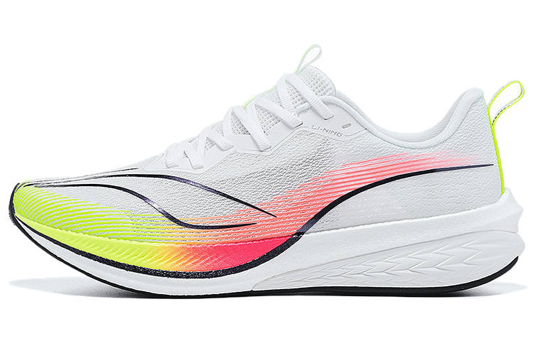 Li-Ning Li Ning Red Hare 6 Pro Textile, TPU Low top Marathon Running Shoes Men's White