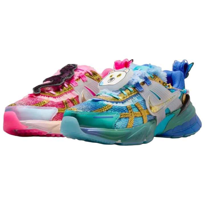 Nike Nike V2K Run Running Shoes Women's Pink Blue