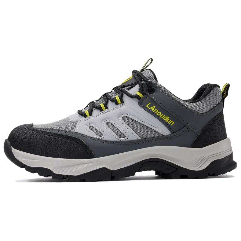 LANOUDUN Abrasion Resistant Impact Resistant Lightweight Low top Outdoor Shoes Men's Gray