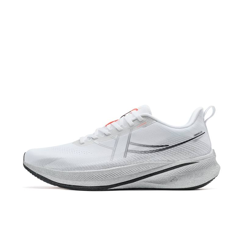 XTEP 360X 2.0 LITE Cushioning Breathable Low top Casual Long Distance Running Sprint Running Shoes Men's Silver White