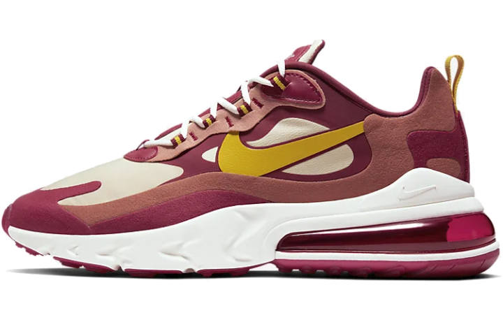Nike Nike Air Max 270 React Noble Red Team Gold