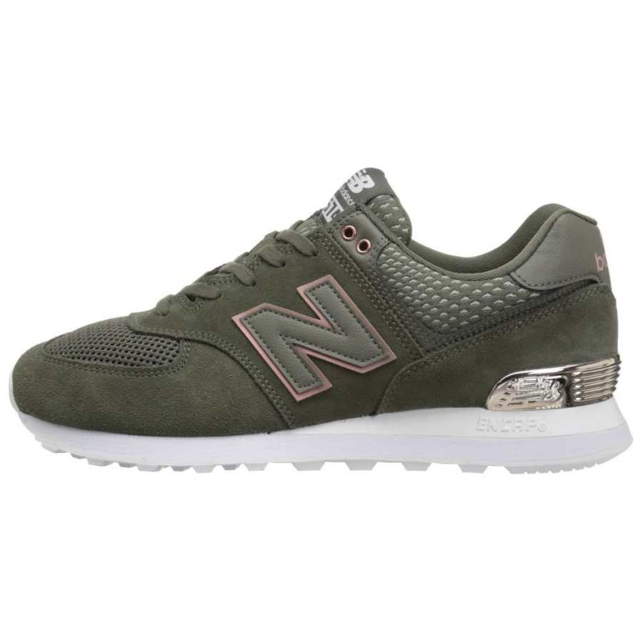 New Balance New Balance 574 'Dark Gray Olive Green' Women's
