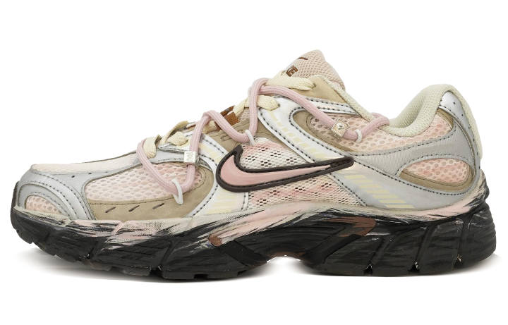 Nike Nike V5 RNR Mesh, Textile Low top Running Shoes Unisex Pink Gray