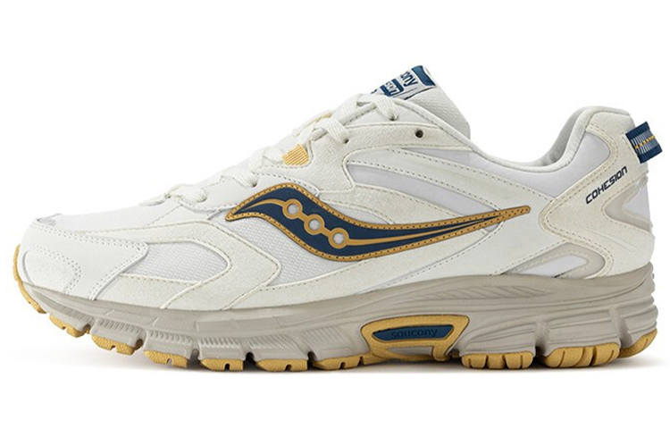 Saucony Cohesion 9 Textile, Synthetic Leather Cushioning Slip Resistant Abrasion Resistant Lightweight