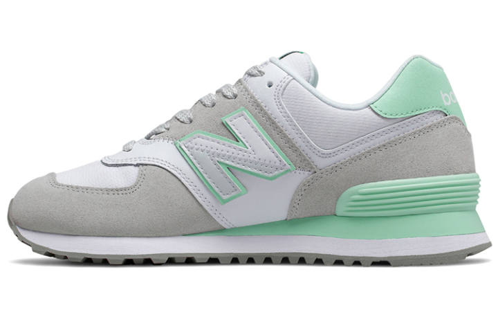 New Balance New Balance 574 Split Sail White/Green Women's