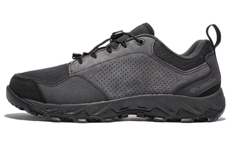 Columbia Textile, Synthetic Leather, Leather Cushioning Slip Resistant Low top Outdoor Shoes Men's Gray