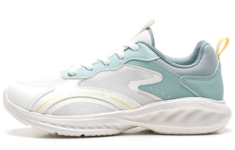 Anta Breathable Lightweight Breathable And Lightweight Low top Running Shoes Women's White Cyan