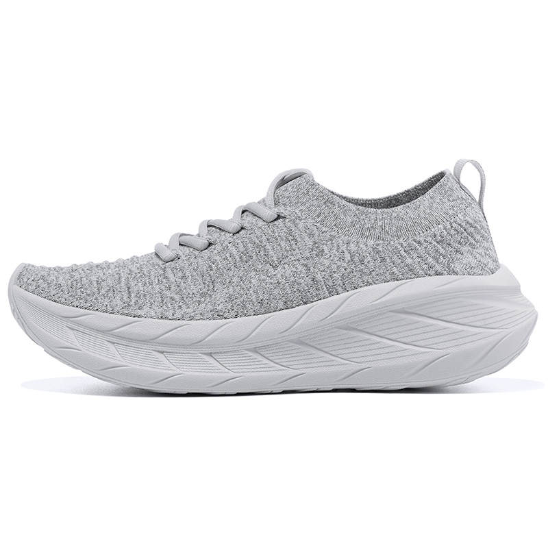 BMAI Wanderer Breathable, Lightweight Coverage Low top Casual City Commuting Running Shoes Women's Gray