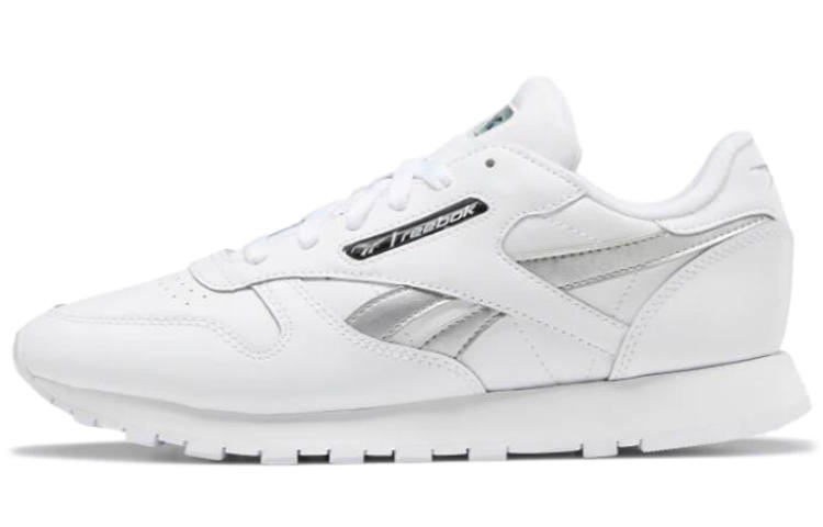 Reebok Wmns Classic Leather 'White Silver Metallic' Women's