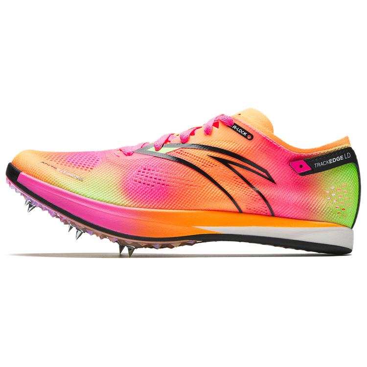 Anta Running Collection Cushioning Rebound Low top Carbon Plate Training Running Shoes Women's Orange Pink