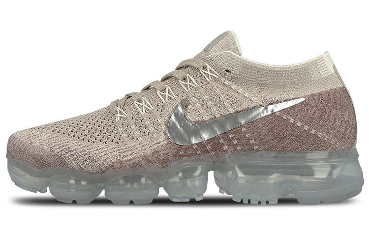 Nike Nike AIR VAPORMAX Sports Low top Air Cushion Running Shoes Women's Chromium White/Sunset Red