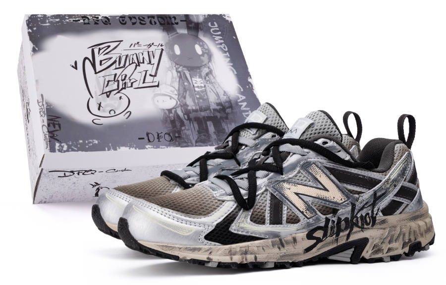 New Balance New Balance NB 410 Fabric Lightweight Low top Running Shoes Unisex Gray Black