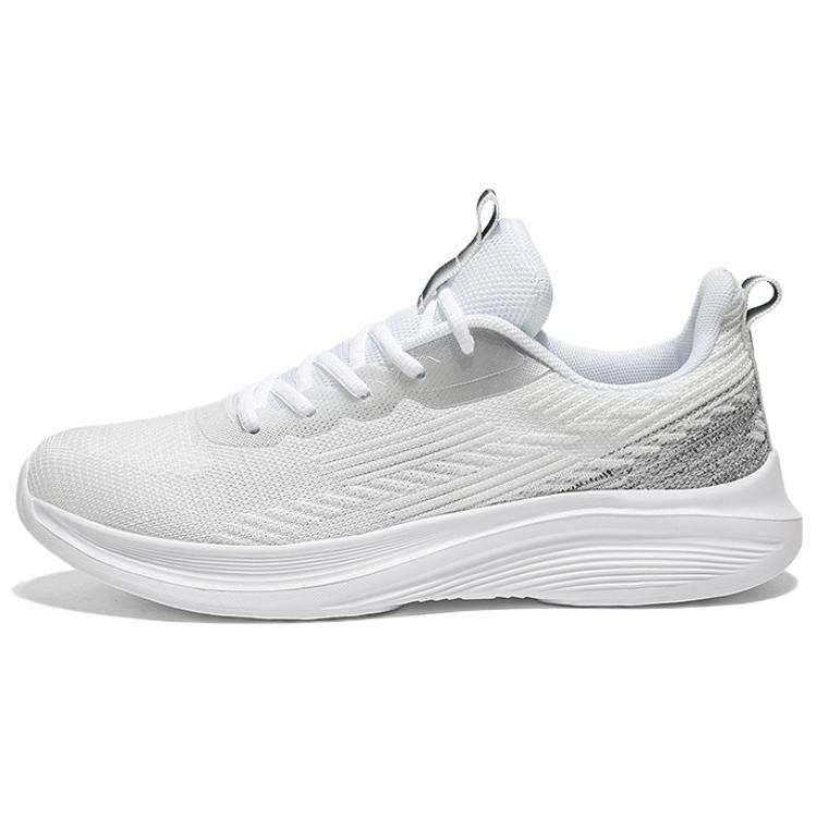 BIANSULONG Cushioning Abrasion Resistant Low top Casual Running Shoes Men's Black White