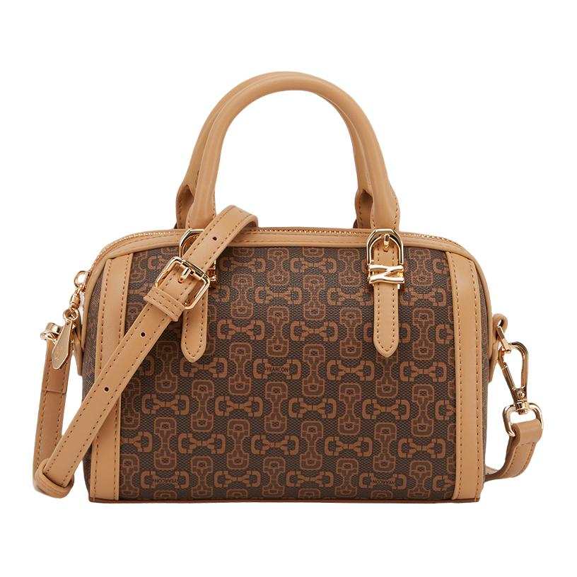 YEARCON YEARCON Artificial Leather Handbag Regular Women's Coffee