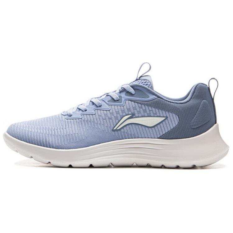 Li-Ning Li Ning Light Strings Cushioning Slip Resistant Abrasion Resistant Lightweight Low top Running Shoes Men's Blue