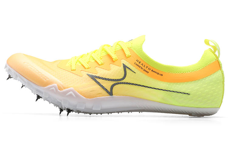 HEALTH 1200 Half Length Carbon Plate Physical Fitness Test & Exam Training Running Shoes Unisex Orange Neon Green
