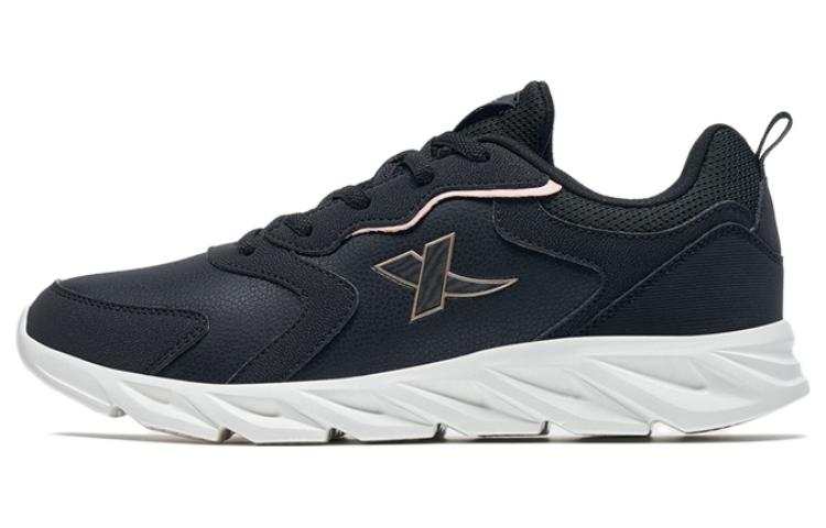 XTEP Comfortable Cushioning Slip Resistant Abrasion Resistant Lightweight Low top Running Shoes Women's Black