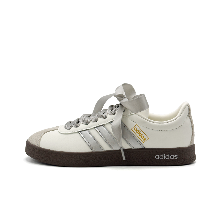 Adidas Adidas VL COURT 2.0 Glacier Galaxy Abrasion Resistant Abrasion Resistant Low top Skateboard Shoes Unisex White