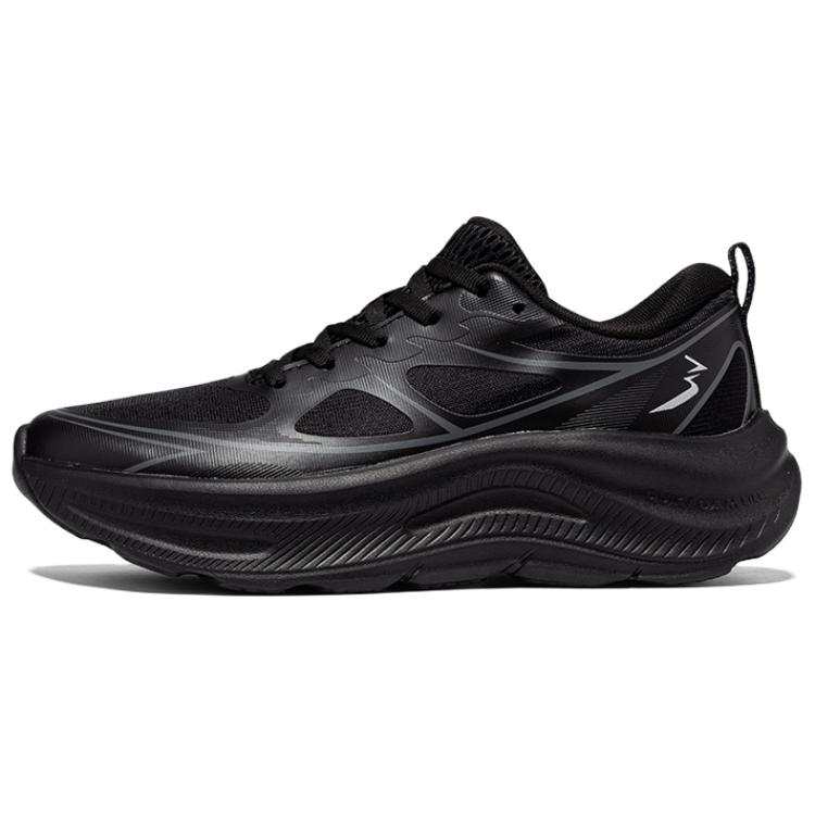 361° Slip Resistant Abrasion Resistant Low top Casual Sprint Running Shoes Women's Obsidian Black