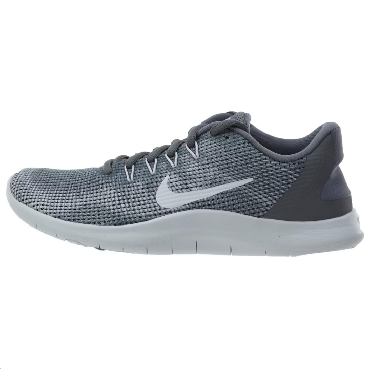 Nike Nike Flex 2018 RN Cushioning Slip Resistant Abrasion Resistant Low top Running Shoes Women's Gray