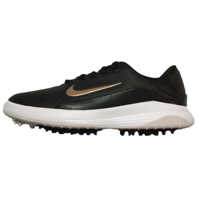 Nike Nike Vapor Golf Comfortable Abrasion Resistant Low top Golf Shoes Women's Black Rose Gold