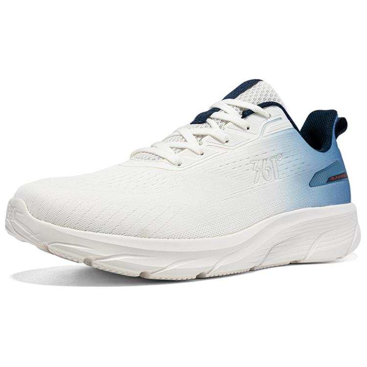361° Versatile Cushioning, Wear Resistant Low top Running Shoes Men's White Blue