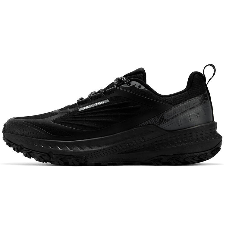 361° Cushioning, Wear Resistant Low top Casual Running Shoes Men's Black Gray