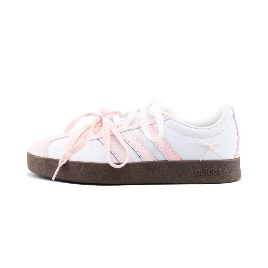 Adidas Neo VL Court 2.0 Low top Skateboard Shoes Unisex White Pink