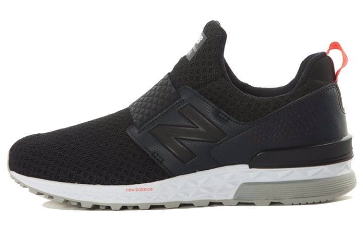 New Balance New Balance 574 Black White Red Tab