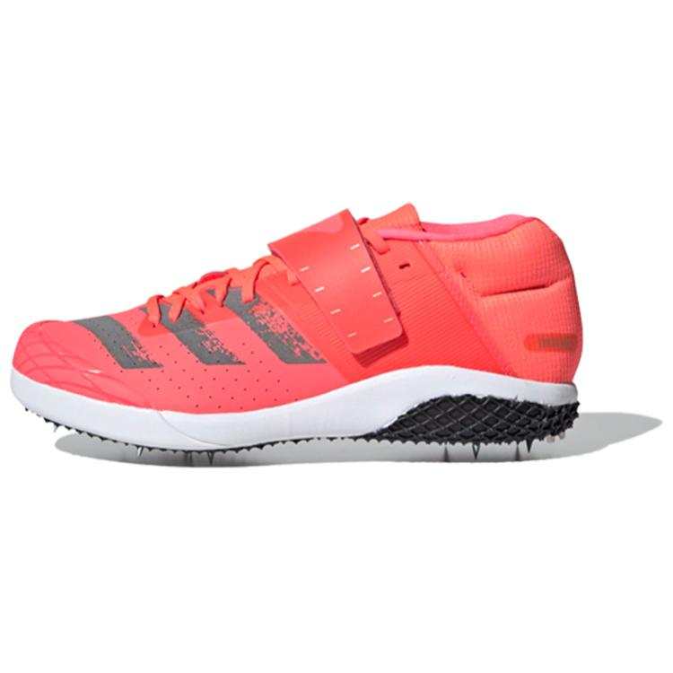 Adidas Adidas Adizero Javelin Slip Resistant Low top Running Shoes Unisex Pink White Black