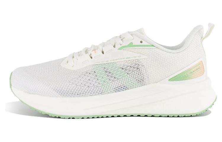361° Cushioning Slip Resistant Abrasion Resistant Low top Running Shoes Women's White Green