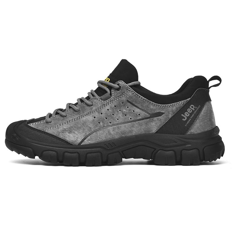 Jeep Abrasion Resistant Breathable Lightweight Height Increasing Low top Outdoor Shoes Men's