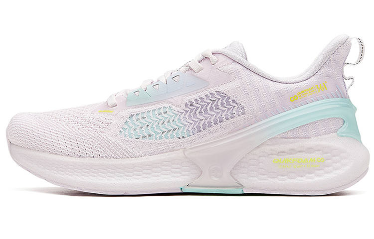 361° Abrasion Resistant, Breathable, Lightweight Low top Running Shoes Women's Pink Cyan