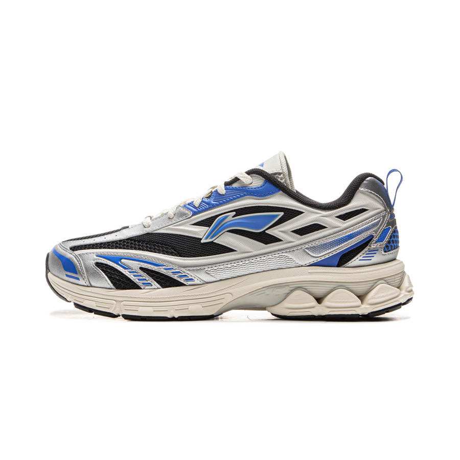 Li-Ning Li Ning Fuyao 2.0 V2 Low top Casual Long Distance Running Sprint Running Shoes Men's Blue Silver Black