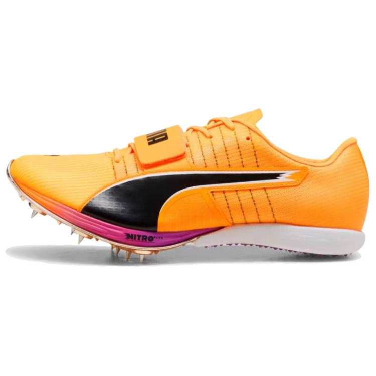 PUMA EvoSPEED Abrasion Resistant Low top Sprint Running Shoes Unisex Orange Yellow